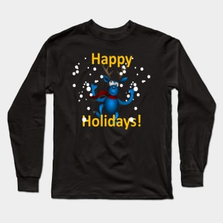 Funny Xmas reindeer Long Sleeve T-Shirt